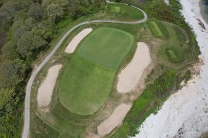 Fishers Island 5th Green Aerial